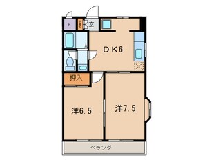 桜花マンションの物件間取画像